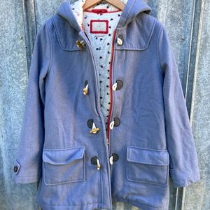 Mini Boden wool toggle coat
